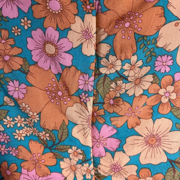 Petal & Pup Jefree Retro Floral Print Midi Dress, Women's US Size 10 - Picture 12 of 15